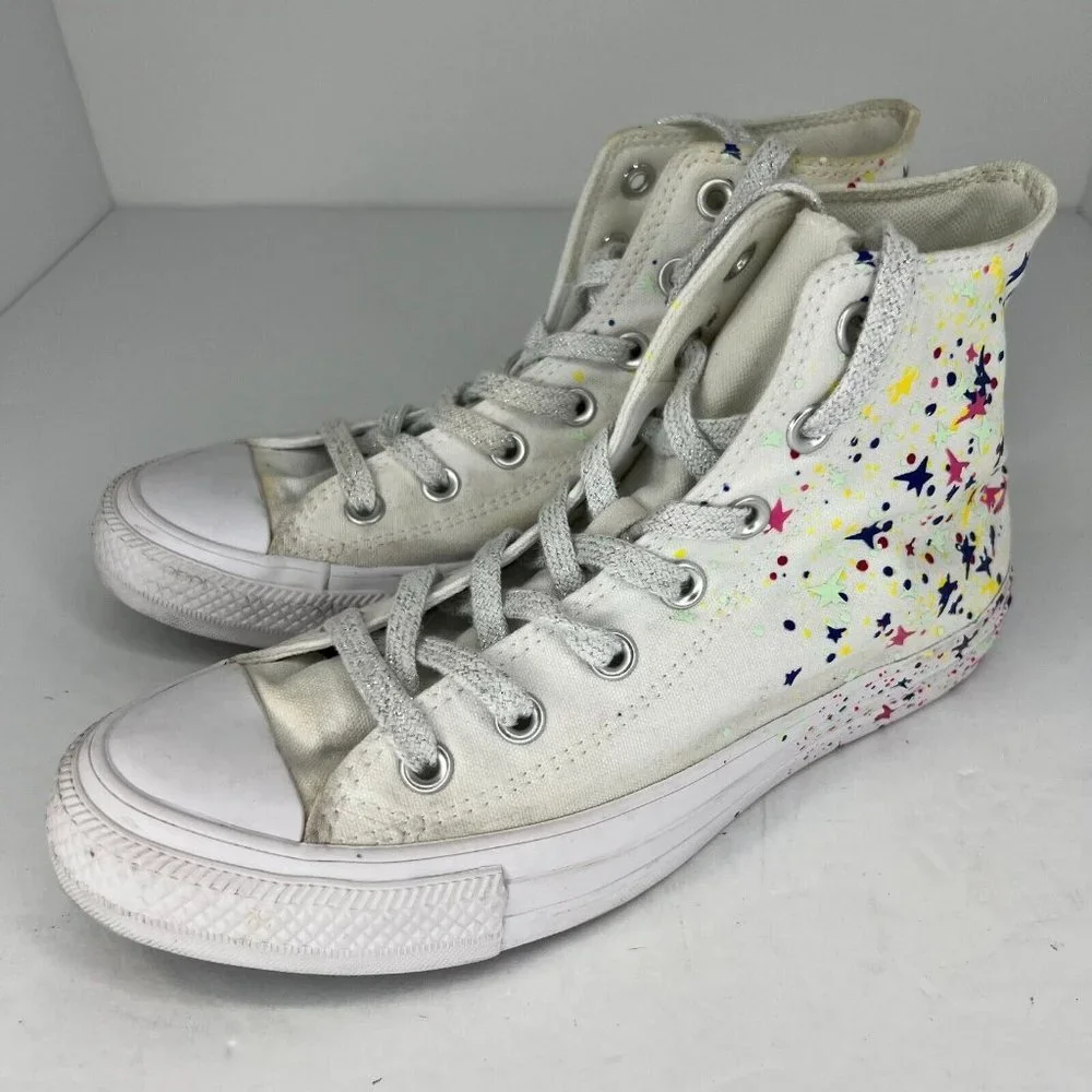 Converse Kids 266455F White Chuck Taylor All Star High Top Stars Size 6 Sneakers